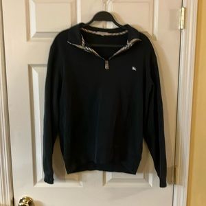 Men’s large Burberry half zip jacket
